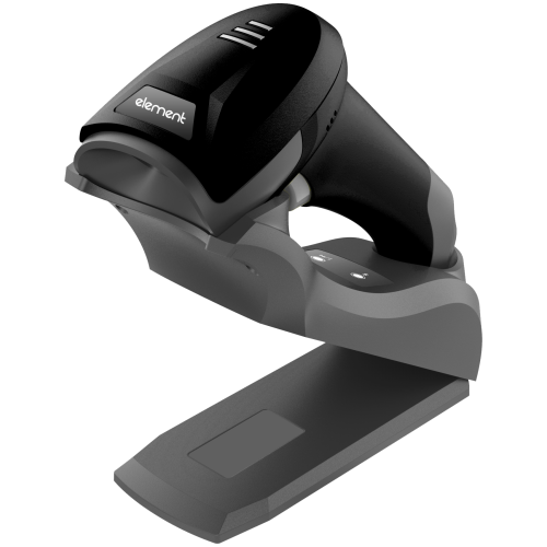 ELEMENT SCANNER KIT P303BT 2D BT CRD/USB BLK